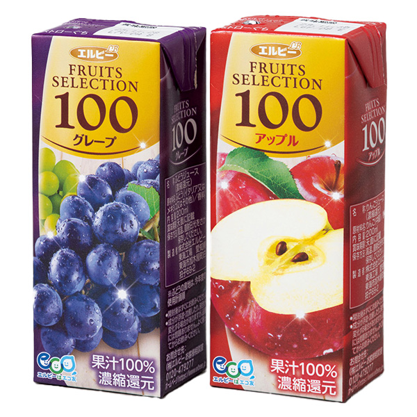 エルビーフルーツセレクション100%ジュース