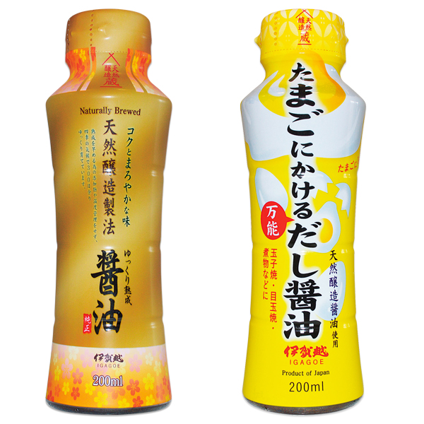 伊賀越　天然醸造製法　醤油 200ml