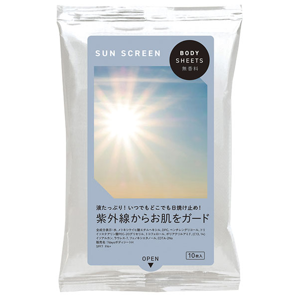 BODY SHEETS��SUN SCREEN���ϥ�ǥ�10��