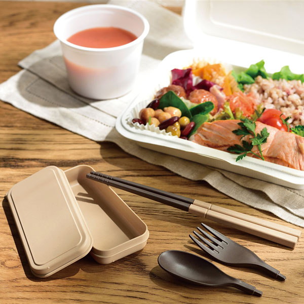 バンブーファイバー携帯カトラリーセット