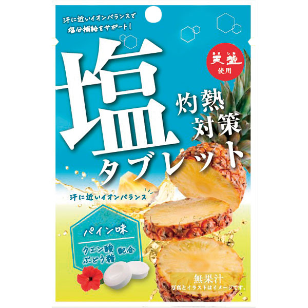 天塩使用 灼熱対策 塩タブレットパイン味
