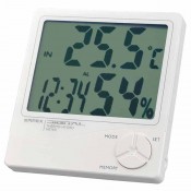 デジタル温湿度計(時計/カレンダー付き)