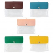 カラーフラップクリアポーチ(横型)