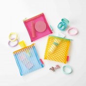 リアーク カラーメッシュポーチ