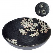 宇野千代 リサイクル陶器「しずか桜」中鉢