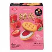 YBC 綾奏 苺×ミルクビスケット6個入