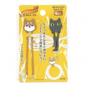 ケーブルまとまるシリコーンバンド いぬ・ねこ2本入