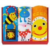 サッシーのあかちゃんえほんタオル フェイス2P・ループタオル2P