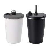 ストロー付ステンレスサーモタンブラー370ml