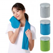 コンパクトボトルインクールタオル1枚