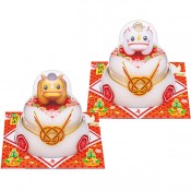 お鏡餅 福招き 干支160g