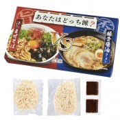あなたはどっち派?汁ありVS汁なし豚骨醤油2食組