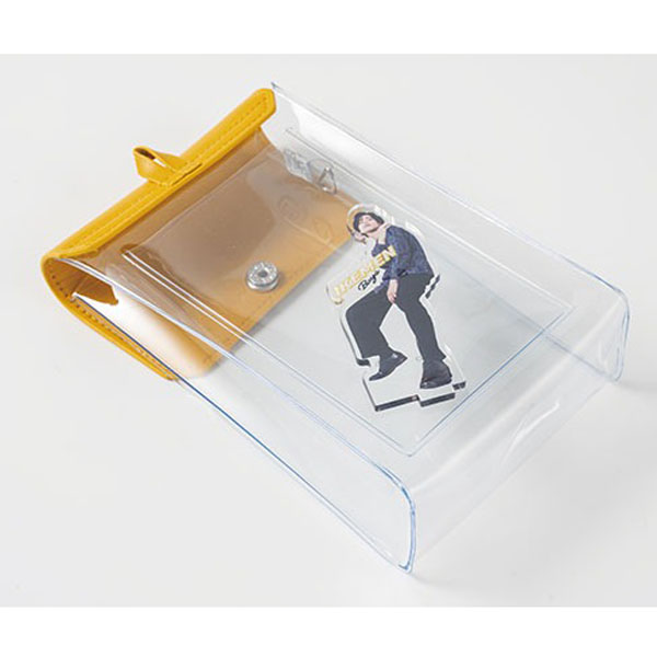 カラーフラップクリアポーチ(縦型) カラーフラップクリアポーチ(縦型)
