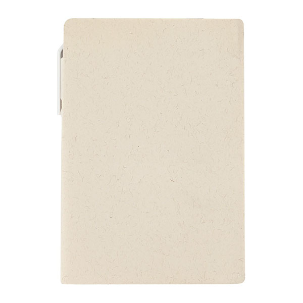 〈牛乳パック再利用〉手帳型ふせんセット(ボールペン付) 〈牛乳パック再利用〉手帳型ふせんセット(ボールペン付)