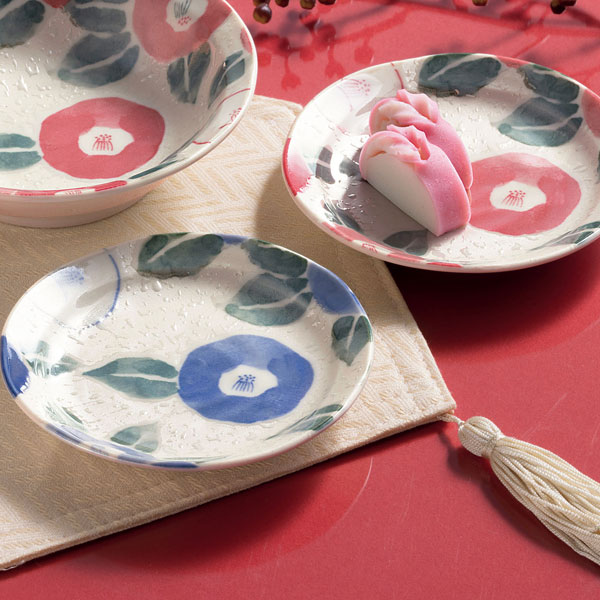 きらめき椿 小皿 きらめき椿 小皿