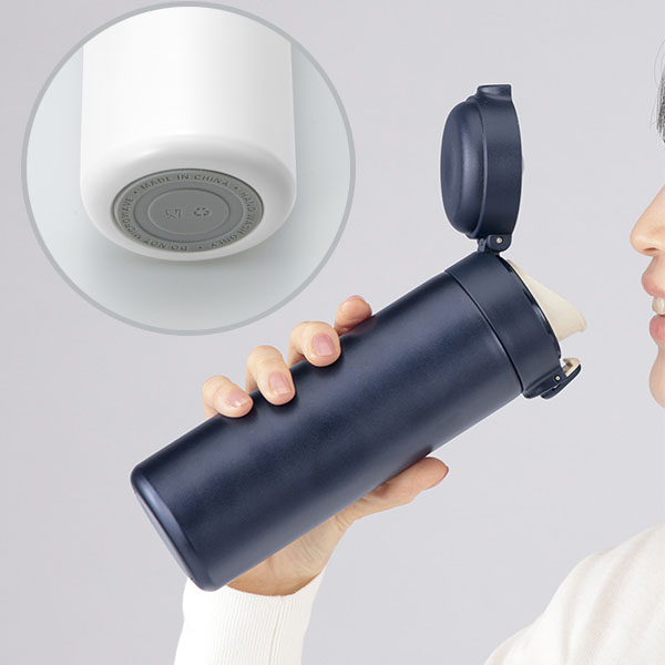 デイモ ワンタッチ真空ステンレスボトル400ml デイモ ワンタッチ真空ステンレスボトル400ml