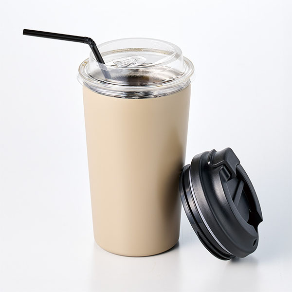 リッド付ステンレスサーモタンブラー450ml リッド付ステンレスサーモタンブラー450ml